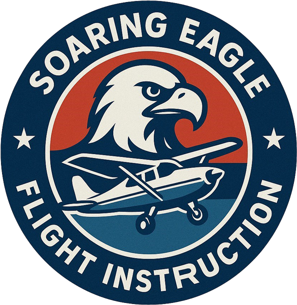 Soaring Eagle Flight Instruction Logo