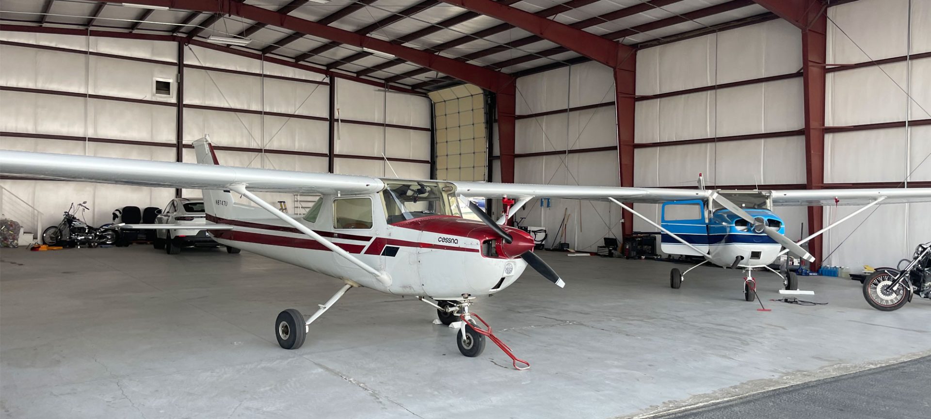 Planes In Hangar